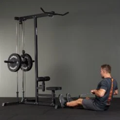 Mirafit Lat Pulldown & Seated Row Machine -Fitness Promotion Store seated row on Mirafit Plate Loaded Lat Pulldown Machine 1