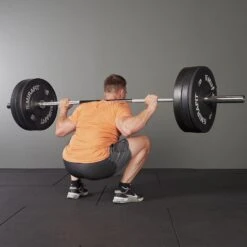 Mirafit Olympic Weight Bar & Bumper Plates Set -Fitness Promotion Store squatting Mirafit 7ft Bar 60kg Bumper Plates 1