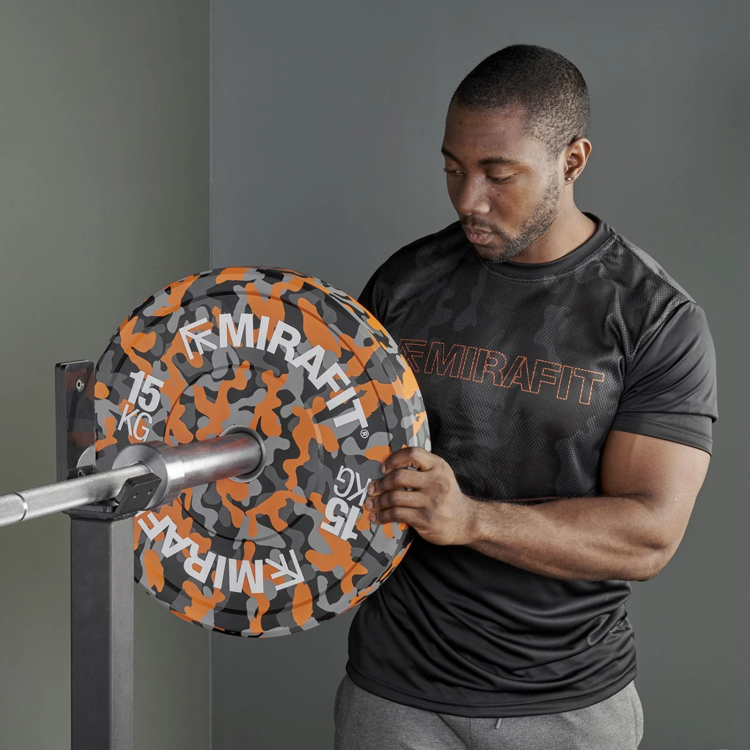 Mirafit Men's Midnight Camo Lightweight Gym T-Shirt 8 Mirafit Men's Midnight Camo Lightweight Gym T-Shirt - Image 8