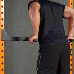 Mirafit M100 Dip Bars -Fitness Promotion Store tricep dips with mirafit m100 power rack dip bars