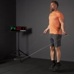 Mirafit Gym Timer Stand 7 Mirafit Gym Timer Stand -Fitness Promotion Store using mirafit large home gym timer and stand while skipping