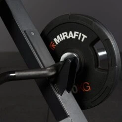 Mirafit M3 Preacher Curl Bench -Fitness Promotion Store weights loaded on Mirafit Preacher Curl 1