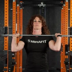 Mirafit Women's Gym T-Shirt 14 Mirafit Women's Gym T-Shirt -Fitness Promotion Store woman wearing Mirafit Back Womens Gym T Shirt 5