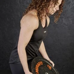 Mirafit Women's Loose-Fit Exercise Vest - Black 14 Mirafit Women's Loose-Fit Exercise Vest - Black -Fitness Promotion Store woman wearing Mirafit Womens Loose Fit Exercise Vest 8