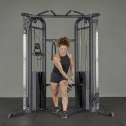 Mirafit Functional Trainer With Weight Stacks -Fitness Promotion Store wood chop with Mirafit Functional Trainer with 2 100kg Weight Stacks